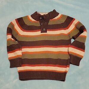 Gymboree striped sweater size XS(3/4) Fall colors!